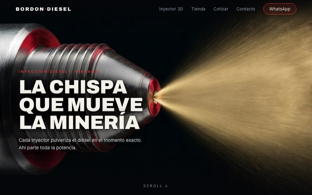 Sitio web de Bordon Diesel — inyección diésel