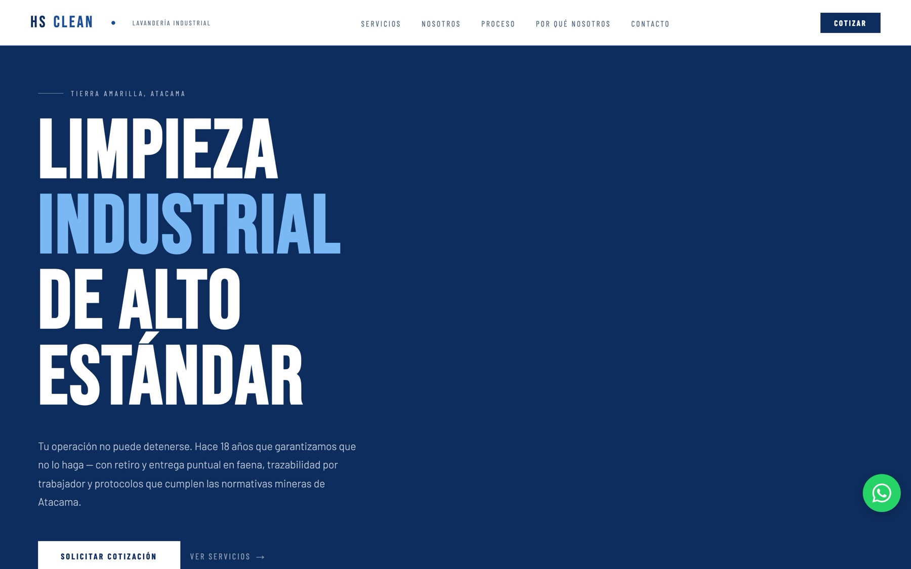 Portada de hsclean.cl